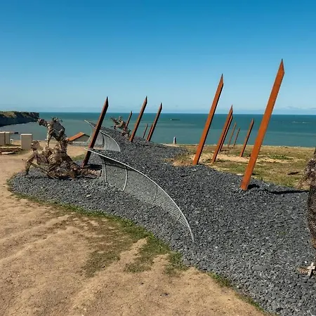 Beau F2, Vue Sur Mer, A Deux Pas De Courseulles. 아파트